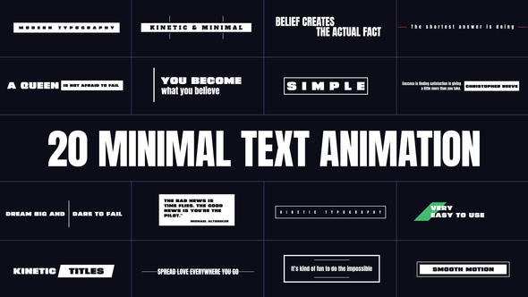 Minimal Text Animation