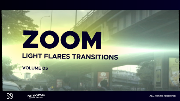 Light Flares Zoom Transitions Vol. 05 alt