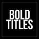 Bold Titles _FCPX - VideoHive Item for Sale