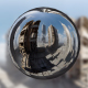 Post-apocalyptic ruined city. Destroyed buildings 360 Panorama - 3DOcean Item for Sale