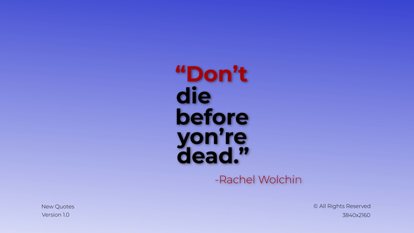 New Quotes | After Effects