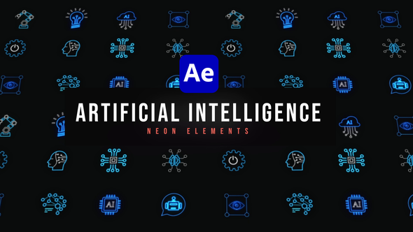 Ai Neon Icons