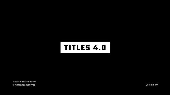 Modern Titles 4.0 | FCP