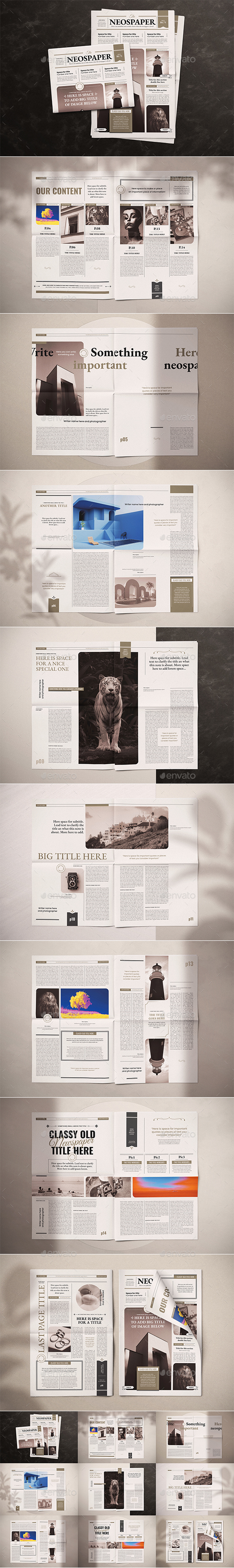 The NeoSpaper Indesign Template