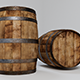 Wooden Barrels 3d Model - 3DOcean Item for Sale
