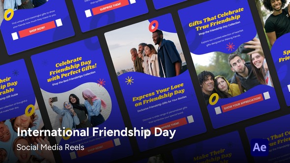 Social Media Reels - Friendship Day Quote After Effects Template