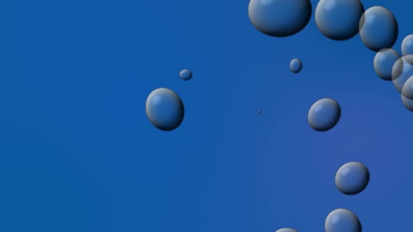 3d air water bubbles background