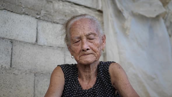 Old Woman Sad