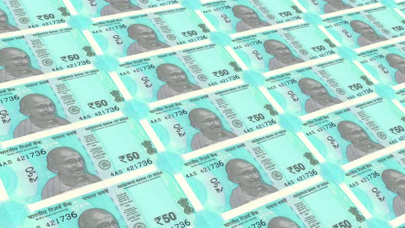 India  Money / 50 Indian Rupee 4K