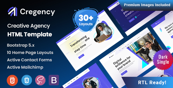 Cregency - Creative Agency HTML Template