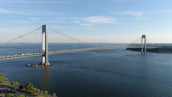 Aerial Inspection Verrazano Narrows Bridge