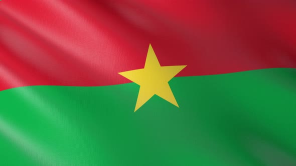 Flag of The Burkina Faso