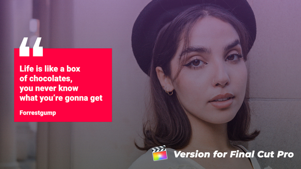 Modern Animated Quotes | Final Cut Pro alt