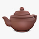 Clay Teapot 350ml M 1 - 3DOcean Item for Sale