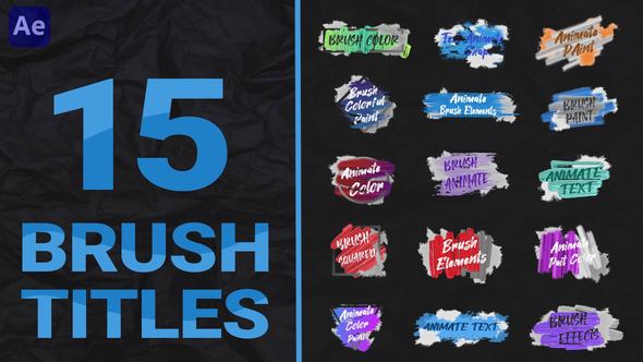 Brush Titles Pack