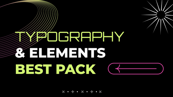 Modern Typography Slides | FCPX alt