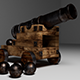 Pirate Cannon 3d Model - 3DOcean Item for Sale