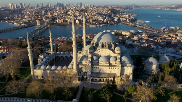 Mosque at sunset