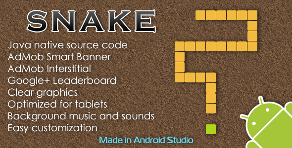 Snake Game with AdMob and Leaderboard