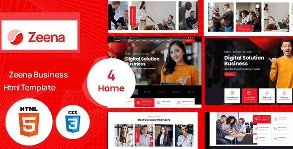 Zeena- Digital Business Solution HTML 5 Template