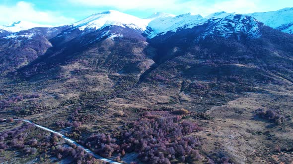 Patagonia landscape. Famous town of El Calafate at Patagonia Argentina