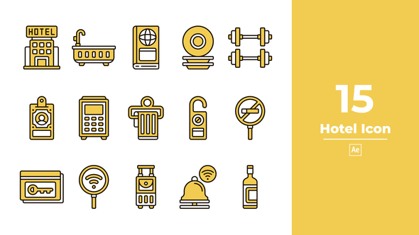 Hotel Icon After Effect alt