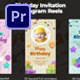 Birthday Invitation Instagram Reels - VideoHive Item for Sale