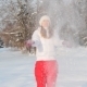 Girl Playing with Snow - VideoHive Item for Sale