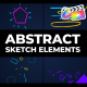 Abstract Sketch Elements | FCPX - VideoHive Item for Sale