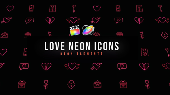 Love Neon Icons alt