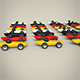 Racing Toy Car Set - 3DOcean Item for Sale