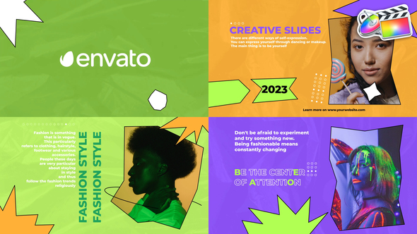 Artistic Abstract Slideshow for FCPX alt
