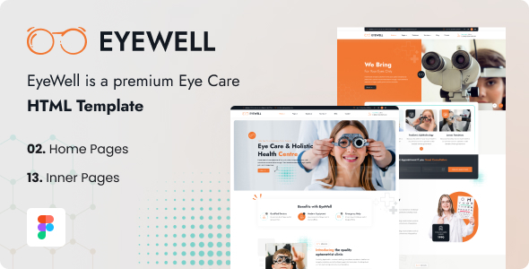 EyeWell - Eyecare & Optometrist HTML5 Template