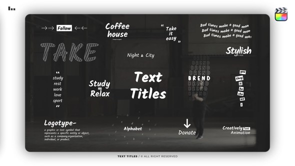 Text Titles | FCPX alt