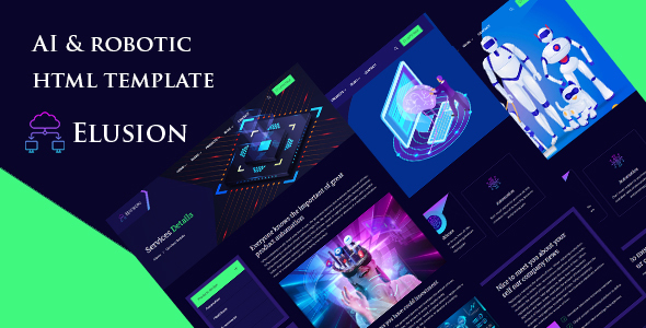 Elusion - Machine Learning & AI HTML Template