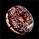 3d Chocolate Donut - 3DOcean Item for Sale
