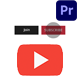 Youtube Big Elements | For Premiere Pro - VideoHive Item for Sale