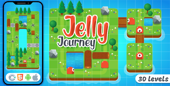 Jelly Journey Pro - HTML5 Game, Construct 3