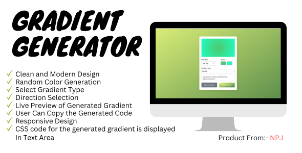 Gradient Generator (Gradient Color Generator)