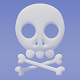 Cartoon Skull and Crossbones 3D model - 3DOcean Item for Sale