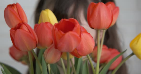 Bouquet of tulips.