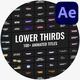 100+ Animated Lower Thirds - VideoHive Item for Sale