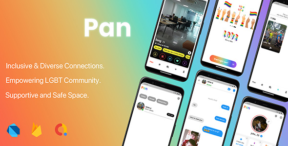 PAN - Dating App for LGBTQ - Flutter App 2023