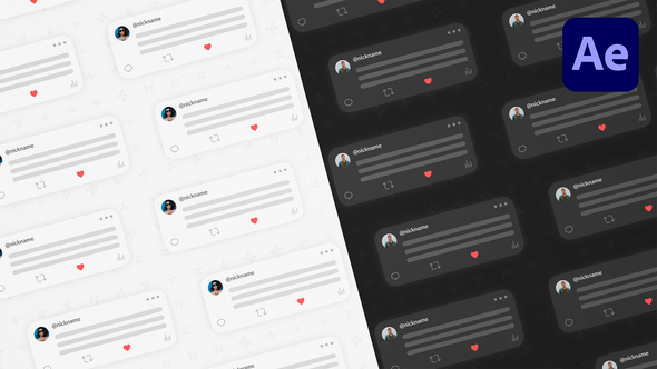 Twitter X Social Media Logo Intro alt