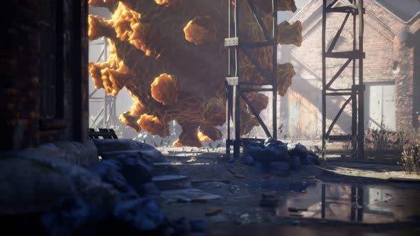 Coronavirus COVID 19 Quarantine on Empty City Streets alt