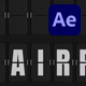Airport Flip Board Text Builder - Scripts included - VideoHive Item for Sale