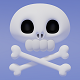 Cartoon Skull and Crossbones 1 3D model - 3DOcean Item for Sale