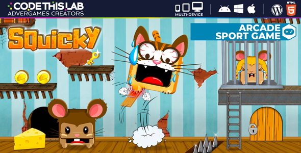 Squicky - HTML5 Platform Game