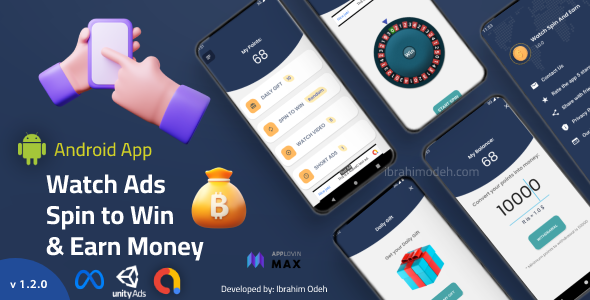Watch Spin And Earn Money App with Admob