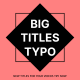 Modern Typography Titles - VideoHive Item for Sale